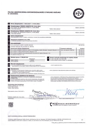 Licencja firmy transportowej